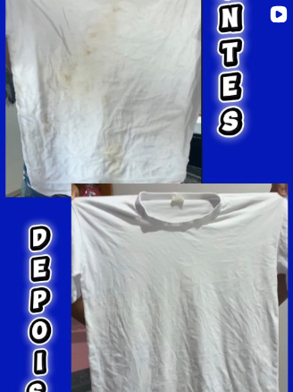 Antes e depois manchas